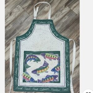 The Kay Dee Designs Adult Bib Fish Detail Apron